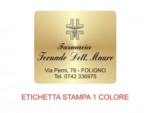 Etichette adesive per farmacie e parafarmacie (mm 45x40) (cod. 24P)